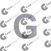 ONIX LETRA G MACIZA 150MM TERMINACION ACERO