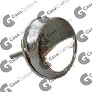 CUBETA PVC DE APOYAR REDONDA 32 MM CROMADA