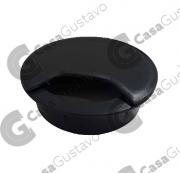 PASACABLE PVC REDONDO 60 MM NEGRO