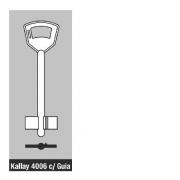 MATRICES DOBLE PALETA KALLAY 4006 C/GUIA