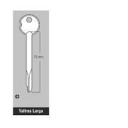 MATRICES CRUZ YALTRES LARGA (73MM)