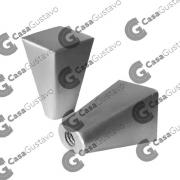 TIRADOR CONICO RECTO 13MM CROMO MATE 3396701