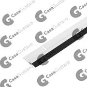 ZOCALO DE ALUMINIO PARA PUERTA BLANCO 100CM 630-41