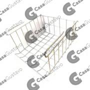 CANASTO ORGANIZADOR PARA COLGAR 18MM ALUMINIO