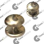 POMO FIJO C/ROSETA 70MM CENTRADO INOX AL914I