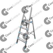 ESCALERA GAMMA ALUMINIO REFORZADA 4 ESCALONES G216