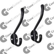 PERCHA DOBLE NEGRA (D06-01)