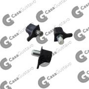 SOPORTE PARA ESTANTE C/INSERTO 5MM NEGRO (1049)