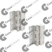 BISAGRA MUNICION D/C 100 X 75MM (PAR) AC.INOX 9043