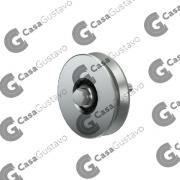 RUEDA MACIZA DE ACERO 120MM C/RUL. CANAL "Y" (X 07