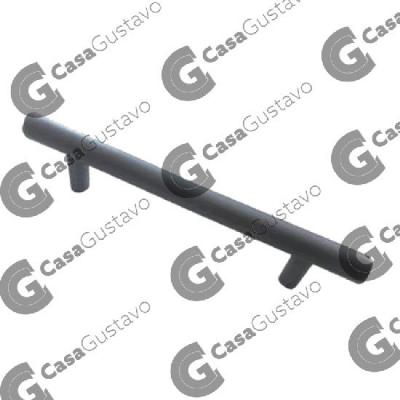 Tiradores para muebles,Tiradores de plastico, Manija tirador pvc barral  160mm gris plata mate